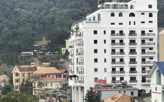 Khách sạn Camellia xây vượt tầng hàng nghìn m2 so với giấy phép Ảnh: Minh Tuấn