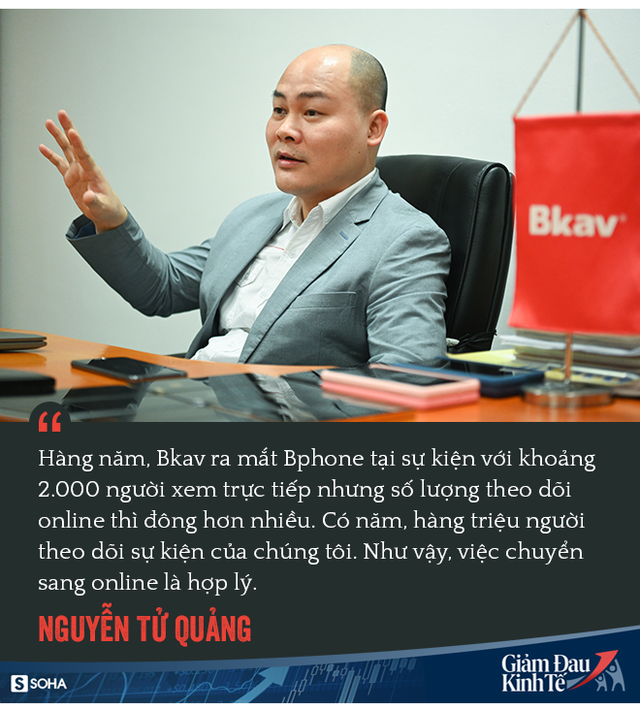  CEO Nguyễn Tử Quảng ra mắt Bphone 4 khi toàn xã hội bị cách ly: Chúng ta vẫn phải tiếp tục sống! - Ảnh 1.
