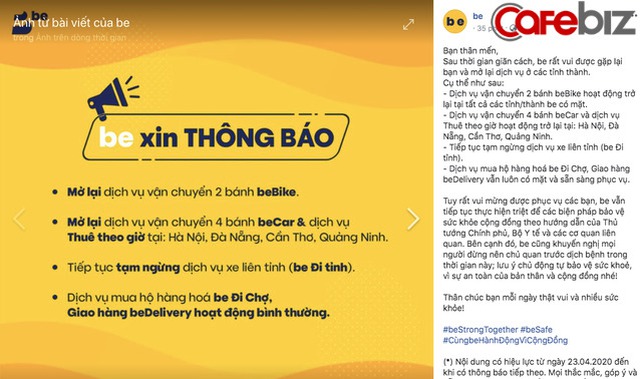 GrabBike chính thức hoạt động trở lại tại Hà Nội, GrabCar mở lại trên nhiều tỉnh thành trừ TPHCM - Ảnh 2.