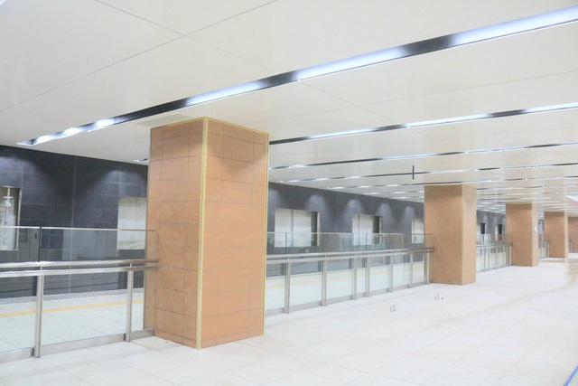 Cận cảnh những hình ảnh bên trong ga ngầm Nhà hát Thành phố của tuyến Metro Bến Thành - Suối Tiên - Ảnh 11.