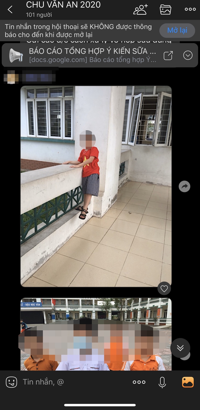 Phụ huynh ở Hà Nội phản ánh cô giáo không cho học sinh quay lại trong trường sau giờ tan học khiến con phải lang thang ngoài đường - Ảnh 2. Phụ huynh ở Hà Nội phản ánh cô giáo không cho học sinh quay lại trong trường sau giờ tan học khiến con phải lang thang ngoài đường - Ảnh 2.