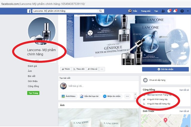 Hàng loạt Fanpage và website giả mạo LANCÔME Việt Nam bán hàng giả: Chị em cần đặc biệt lưu ý kẻo tiền mất, tật mang!  - Ảnh 3.