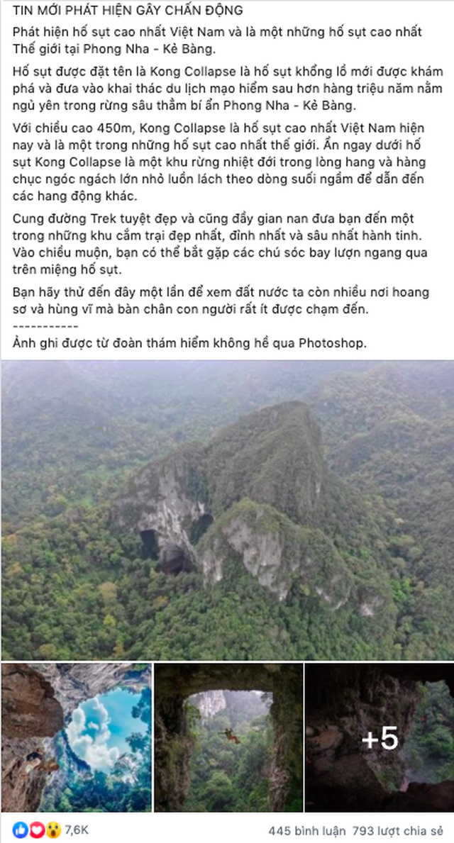 Chàng trai lần đầu tiết lộ nhiều sự thật ít biết về “hố tử thần” cao nhất Việt Nam, khẳng định nhiều bài đăng trên MXH đưa thông tin sai lệch gây hiểu lầm - Ảnh 2.