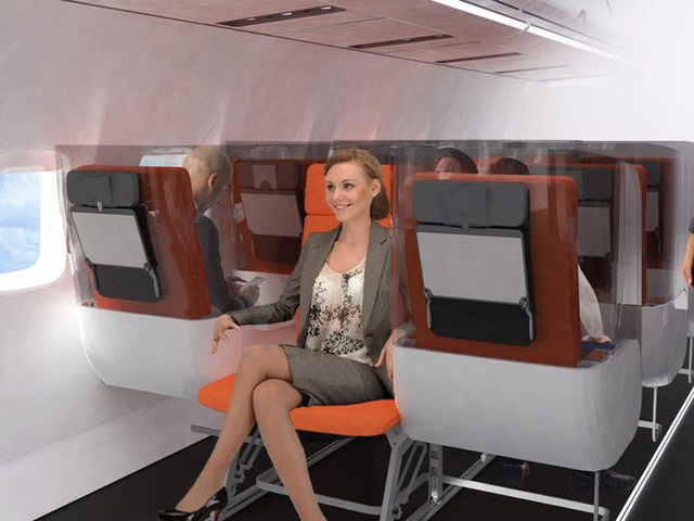 Giải pháp mới cho các hãng hàng không mùa Covid-19: Xếp ghế ngồi theo kiểu giở đầu đuôi để hạn chế hành khách tiếp xúc gần - Ảnh 5.