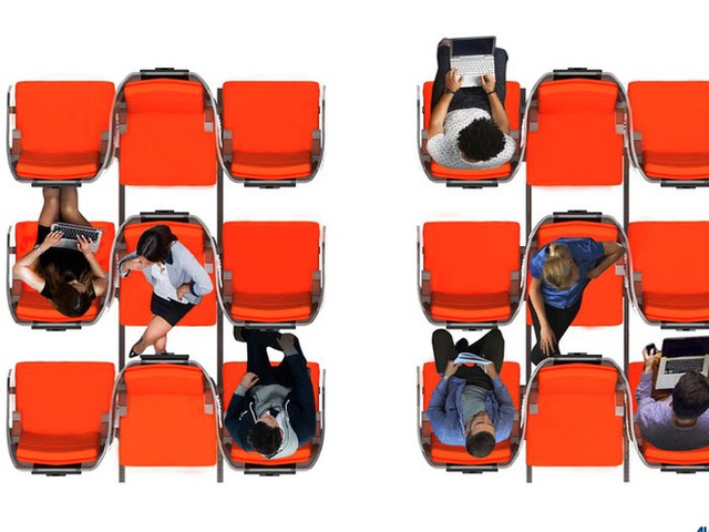 Giải pháp mới cho các hãng hàng không mùa Covid-19: Xếp ghế ngồi theo kiểu giở đầu đuôi để hạn chế hành khách tiếp xúc gần - Ảnh 7.