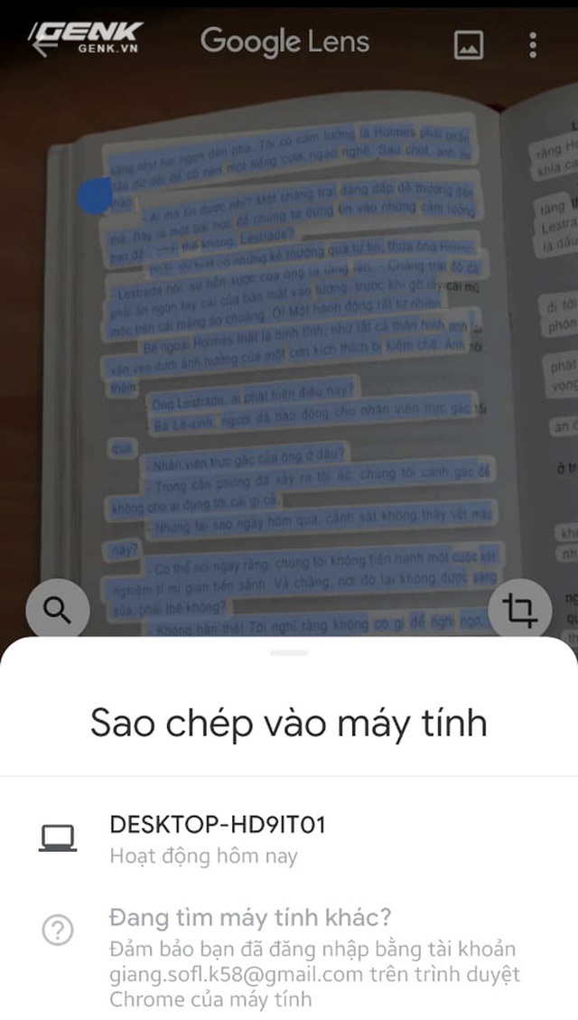 Hướng dẫn copy-paste văn bản trên giấy vào máy tính trong 1 nốt nhạc với Google Lens - Ảnh 4.