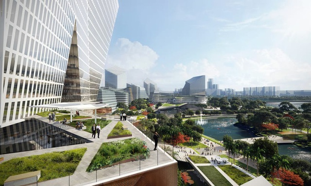 Dự án thành phố tương lai của ông lớn công nghệ Tencent: rộng 2 km vuông, không bóng ô tô, tận dụng phương tiện tự hành - Ảnh 1. Dự án thành phố tương lai của ông lớn công nghệ Tencent: rộng 2 km vuông, không bóng ô tô, tận dụng phương tiện tự hành - Ảnh 1.