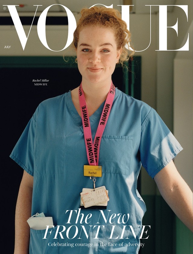 Bìa tạp chí thời trang nổi tiếng Vogue UK bất ngờ tôn vinh 3 người phụ nữ bình thường - Ảnh 2.
