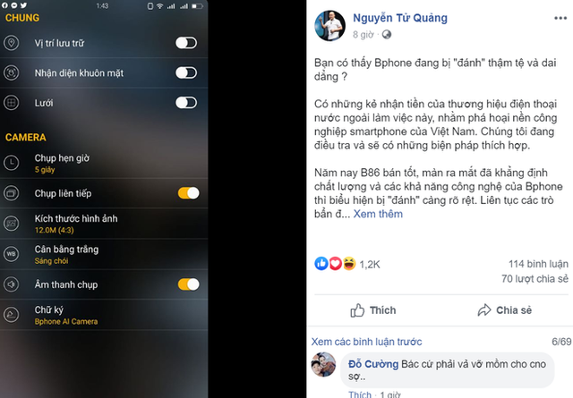  CEO Bkav Nguyễn Tử Quảng: Tin Bphone lén lút chụp ảnh người dùng là vu khống - Ảnh 1.