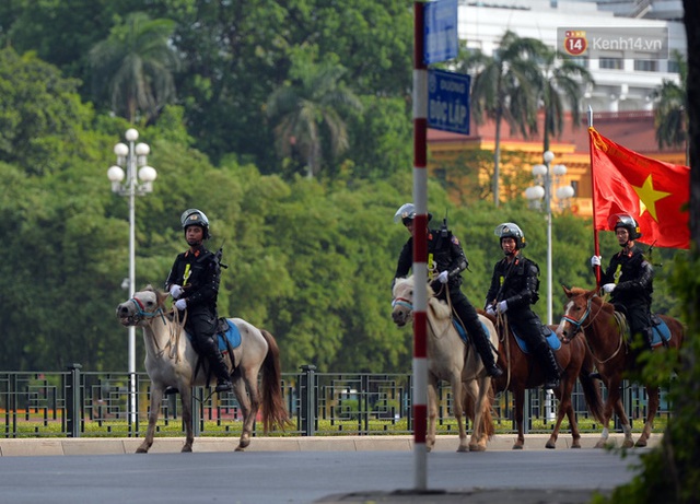 Chùm ảnh: Đội Kỵ binh Cảnh sát cơ động diễu hành trên Quảng trường Ba Đình - Ảnh 12.