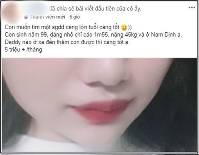 Các nữ sinh 2k vào group kín tìm sugar daddy chu cấp 8 - 10 triệu/ tháng, chuyên gia lên tiếng: Cần lên án nhưng khó xử lý - Ảnh 2.