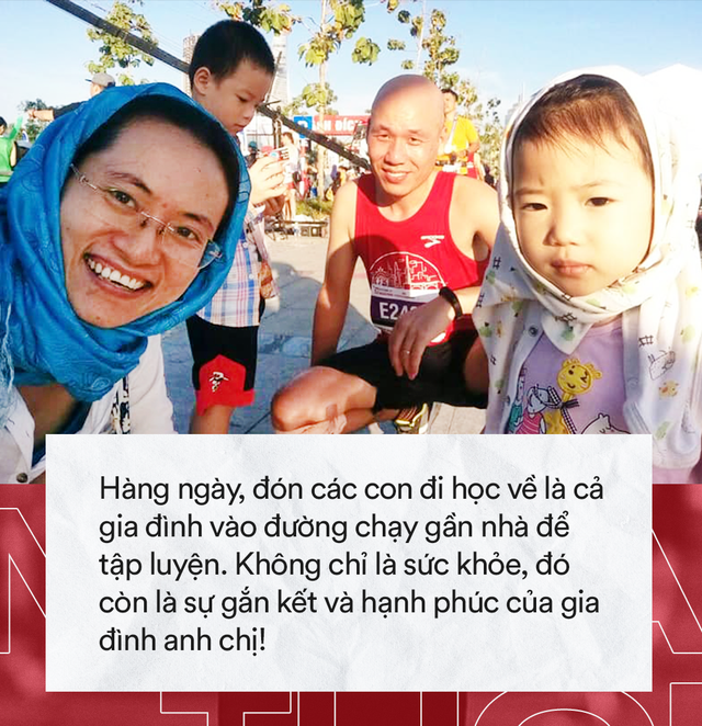 Giảm 20kg nhờ chạy bộ, ông bố 8x kéo theo cả gia đình vào “đường đua” 200km/ tháng - Ảnh 6.