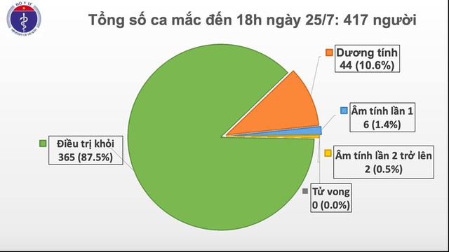 Thêm 2 ca bệnh COVID-19, Việt Nam có 417 ca bệnh - Ảnh 1.