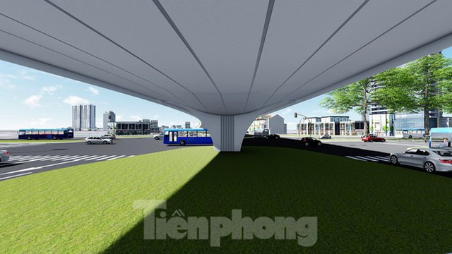  Hình ảnh thiết kế cầu vượt nút giao La Thành - Nguyễn Chí Thanh - Ảnh 7.
