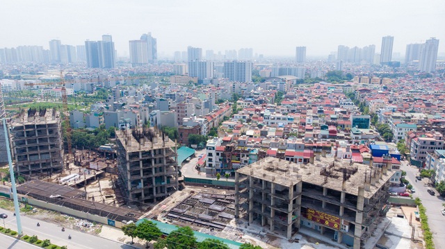 Một phần của dự án 10.000 tỷ đồng ở Hà Nội trở thành những khối nhà hoang - Ảnh 1.