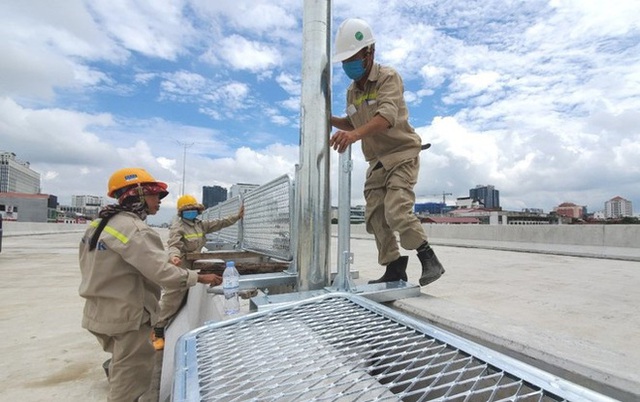  Hình ảnh vành đai 3 trên cao Hà Nội đoạn Mai Dịch – cầu Thăng Long sắp cán đích - Ảnh 6.