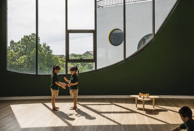 Một trường mẫu giáo tuyệt đẹp ở Vinh vừa xuất sắc thắng giải thưởng được tổ chức bởi Viện Kiến trúc sư Úc - Ảnh 3.