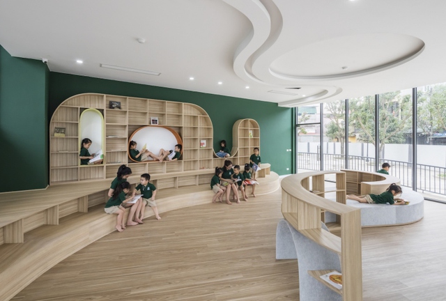 Một trường mẫu giáo tuyệt đẹp ở Vinh vừa xuất sắc thắng giải thưởng được tổ chức bởi Viện Kiến trúc sư Úc - Ảnh 4. Một trường mẫu giáo tuyệt đẹp ở Vinh vừa xuất sắc thắng giải thưởng được tổ chức bởi Viện Kiến trúc sư Úc - Ảnh 4.