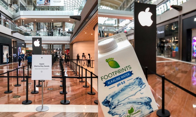 Tham quan Apple Store hình cầu nổi trên mặt nước vừa mới được khai trương tại Singapore - Ảnh 1.