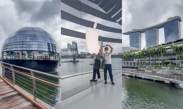 Tham quan Apple Store hình cầu nổi trên mặt nước vừa mới được khai trương tại Singapore - Ảnh 5.