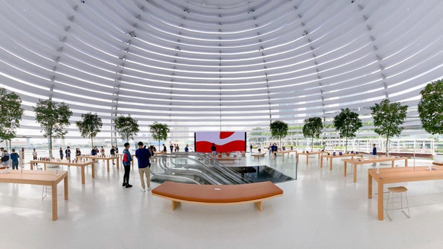 Tham quan Apple Store hình cầu nổi trên mặt nước vừa mới được khai trương tại Singapore - Ảnh 7.