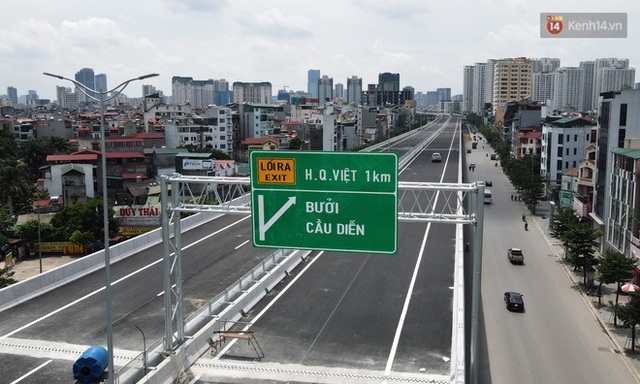  Cận cảnh cầu cạn Mai Dịch - Nam Thăng Long đã rải nhựa xong chờ ngày thông xe - Ảnh 18.