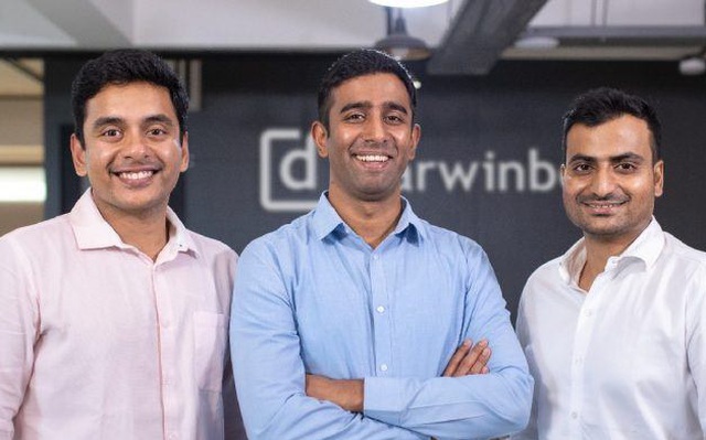 3 sáng lập viên của Darwinbox: Rohit Chennamaneni, Jayant Paleti, and Chaitanya Peddi.