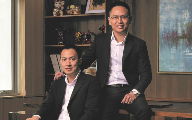 Ông Nguyễn Quốc Minh (trái) và ông Lưu Anh Tiến. Nguồn ảnh Forbes VietNam.
