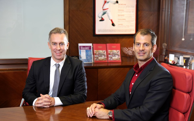Ông Chad Ovel (trái) và Chris Freund (phải) - hai Tổng Giám đốc của Mekong Capital.