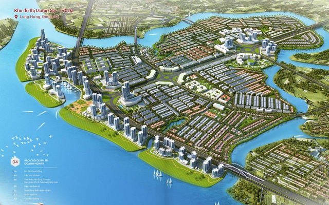 Nam Long đã mua lại dự án 170ha tại tỉnh Đồng Nai từ Keppel Land, đổi tên thành Thành phố Izumi.