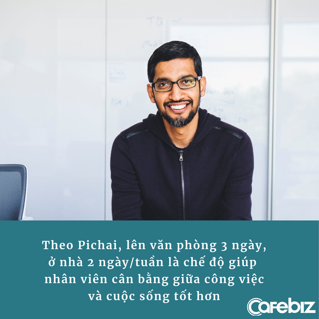 Tâm lý như CEO Google: Cho nhân viên tuần 3 ngày lên văn phòng, 2 ngày ở nhà, vừa giữ được tình đồng nghiệp, vừa đỡ phải đi làm xa xôi - Ảnh 1.