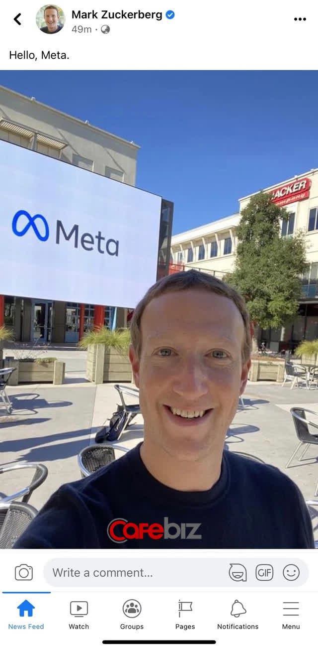Cập nhật chính thức Facebook đổi tên thành Meta (2)