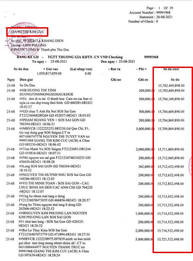  Giang Kim Cúc lần đầu phân trần việc sao kê có số dư gần 20 tỷ nhưng vẫn livestream than hết tiền - Ảnh 1.