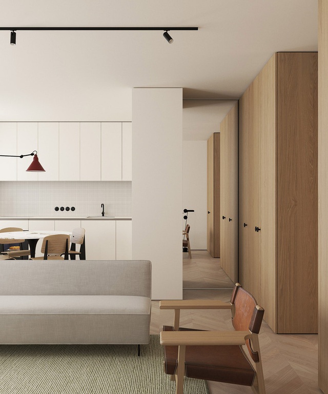 2 căn hộ nhỏ nhưng là đỉnh cao cho sự kết hợp giữa phong cách tối giản và phong cách Scandinavian - Ảnh 2.