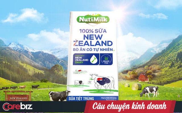 Sản phẩm mới NutiMilk 100% Sữa New Zealand Bò Ăn Cỏ Tự Nhiên - thành quả hợp tác giữa Nutifood và Fonterra.