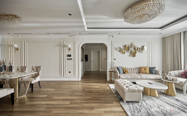 Căn hộ 150m² với tổng chi phí 1,2 tỷ đồng ở Giảng Võ: Đầy đủ các yếu tố sang trọng, ấm áp, đẹp tinh tế - Ảnh 7.