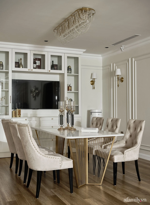 Căn hộ 150m² với tổng chi phí 1,2 tỷ đồng ở Giảng Võ: Đầy đủ các yếu tố sang trọng, ấm áp, đẹp tinh tế - Ảnh 8.