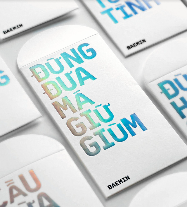 Bộ phông chữ của BAEMIN thắng giải thưởng thiết kế quốc tế - Ảnh 2.
