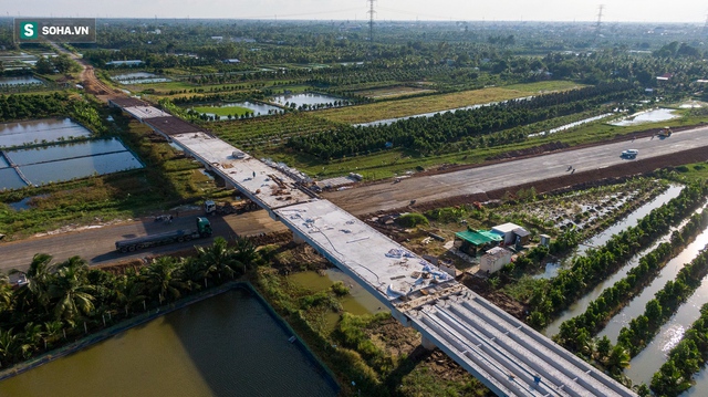  Cận cảnh cao tốc 12.000 tỷ đồng nối TP. Hồ Chí Minh - Tiền Giang trước ngày thông xe - Ảnh 6.