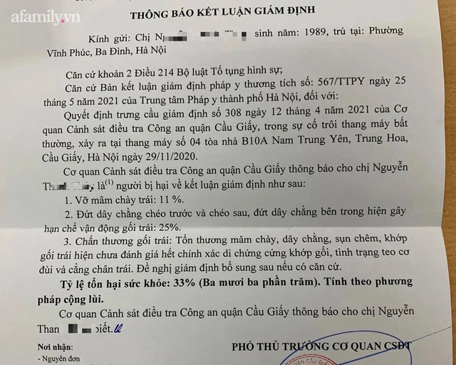 Vụ rơi thang máy khiến gia đình 11 người gặp nạn ở Hà Nội: Nạn nhân ám ảnh phải chuyển nơi ở khác - Ảnh 3.