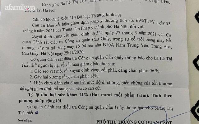 Vụ rơi thang máy khiến gia đình 11 người gặp nạn ở Hà Nội: Nạn nhân ám ảnh phải chuyển nơi ở khác - Ảnh 5.