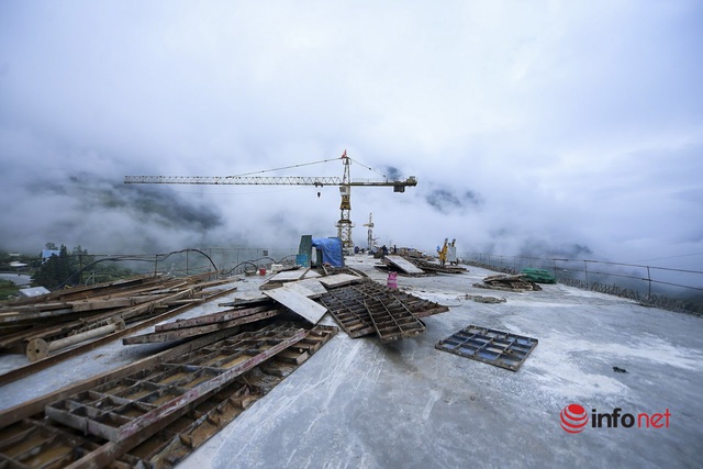 Cận cảnh cầu cạn trên mây cao nhất Việt Nam sắp hoàn thiện - Ảnh 7.