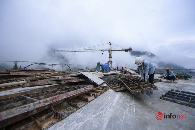 Cận cảnh cầu cạn trên mây cao nhất Việt Nam sắp hoàn thiện - Ảnh 8.
