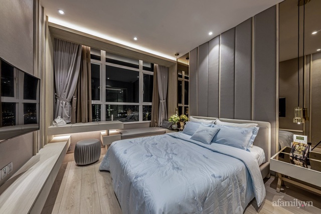 “Đột nhập” bên trong căn penthouse 5 tỷ rộng 260m² xịn sò của gia đình Sài Gòn, thiết kế hiện đại xa hoa ai nhìn cũng xuýt xoa ghen tị - Ảnh 9.