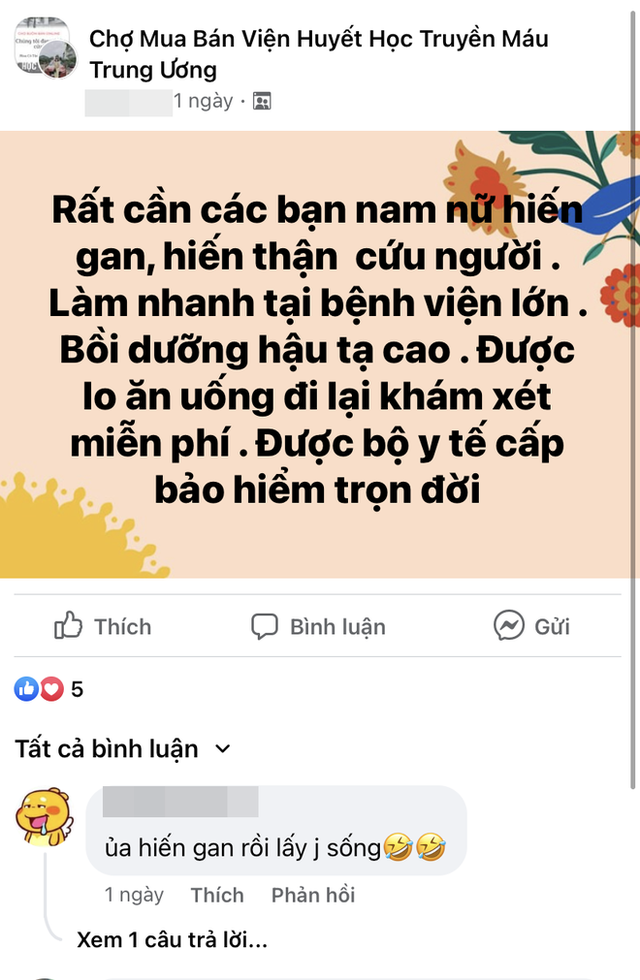 Phóng sự đặc biệt đường dây mua bán nội tạng - kỳ 1: Đằng sau những group hiến tạng nhân đạo và đoạn chat mồi người bán gây sốc - Ảnh 2.