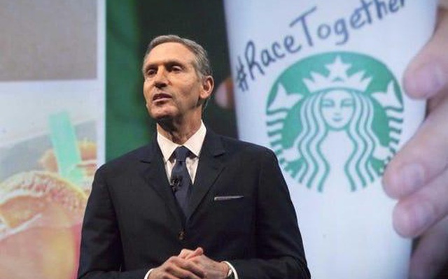 Starbucks CEO, Howard Schultz.