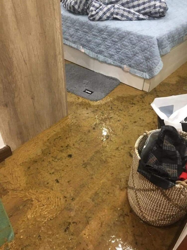 Ác mộng có thật: Căn hộ chung cư cao cấp gặp sự cố bồn cầu phun như núi lửa, chất thải ngập ngụa tới tận phòng ngủ! - Ảnh 4.