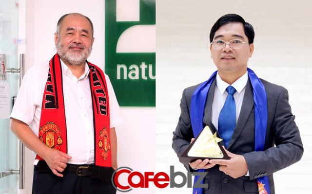 CEO Nguyễn Trung Dũng của DH Foods (trái) và CEO Nguyễn Văn Thứ của GC Food