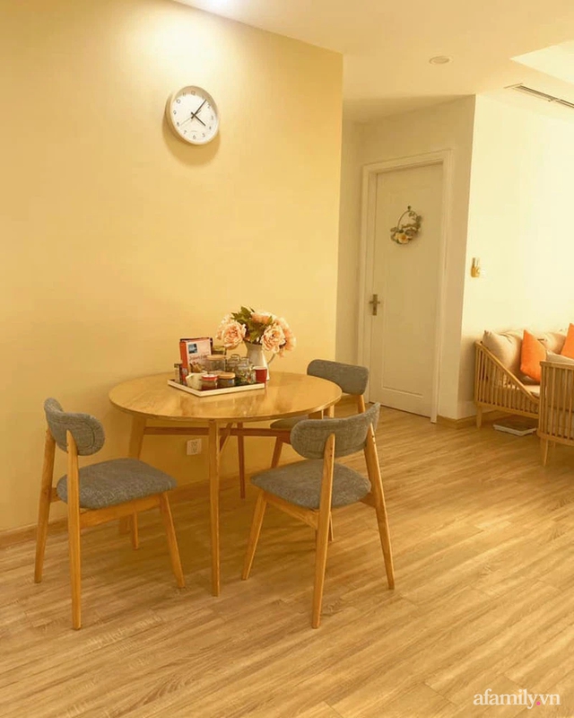 Không gian sống ấm cúng của căn hộ gần 100m² ở Hà Nội, có tổng chi phí nội thất 300 triệu đồng - Ảnh 12.