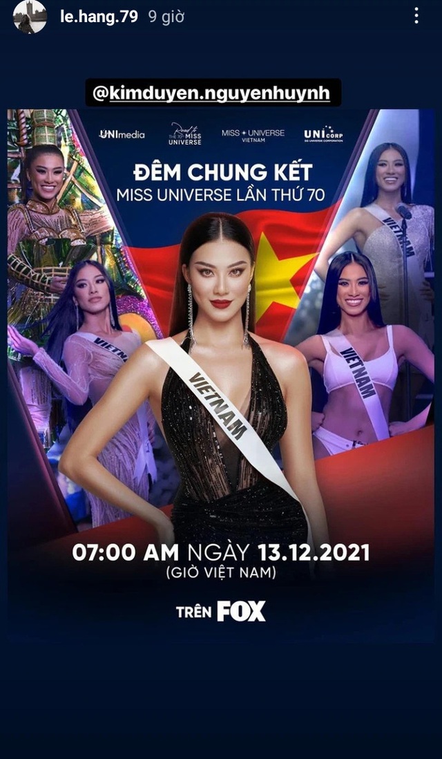 Cả Vbiz hướng về Kim Duyên trong đêm chung kết Miss Universe: HHen Niê mất ngủ, Thuỳ Tiên, Lệ Hằng gửi lời động viên - Ảnh 4.